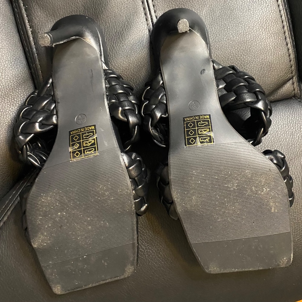 Black Mule Heels Missguided - Picture 2 of 2